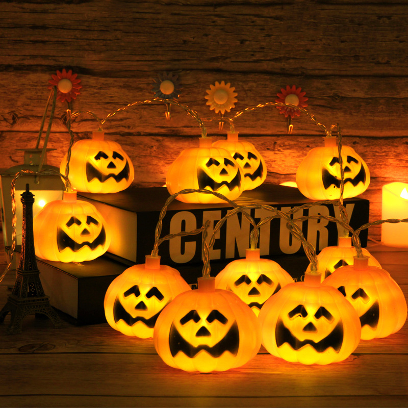 Halloween Pumpkin String Light - Outdoor Power Jack のレビューと価格