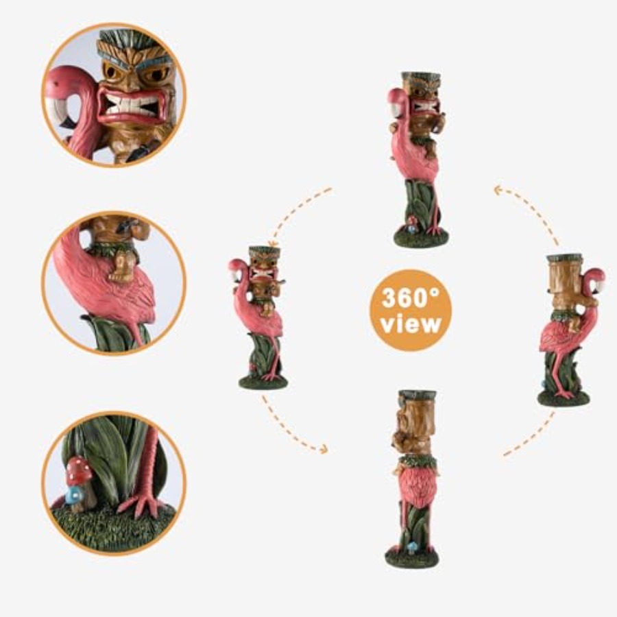Solar Tiki Statue - Outdoor St - Outdoor Power Bar のレビューと価格