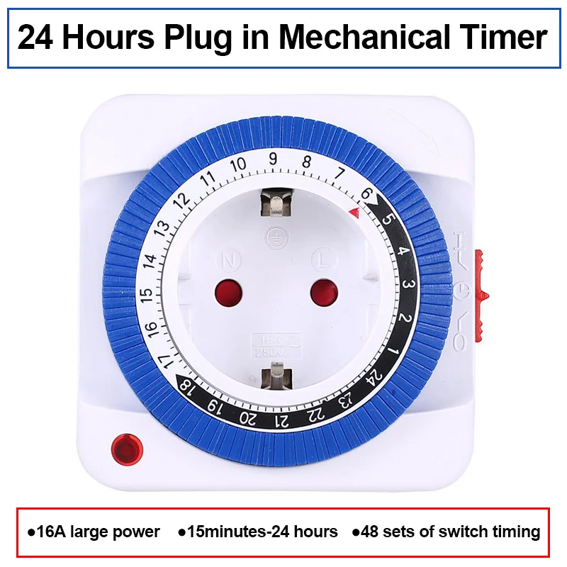 EU/US 24 Hours Timer Switch Ti - Outdoor Power Timer のレビューと価格