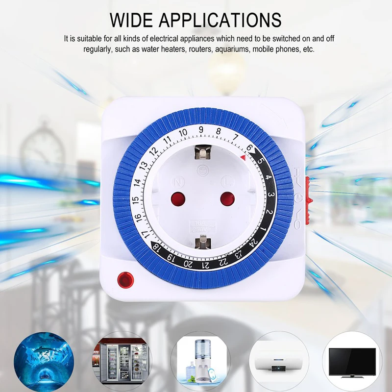 EU/US 24 Hours Timer Switch Ti - Outdoor Power Timer のレビューと価格