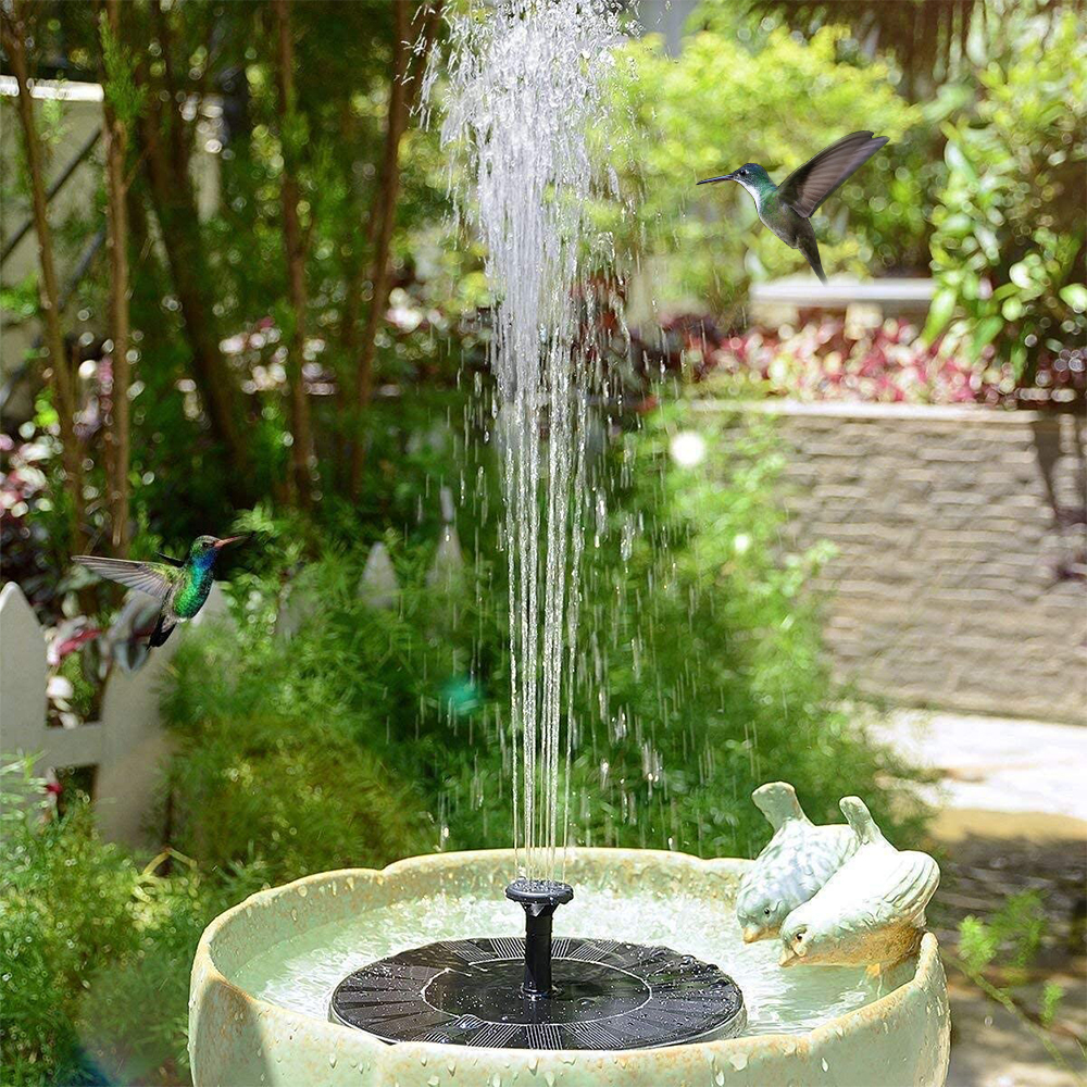 Waterfall Fountain Mini Solar  - Outdoor Power Source のレビューと価格