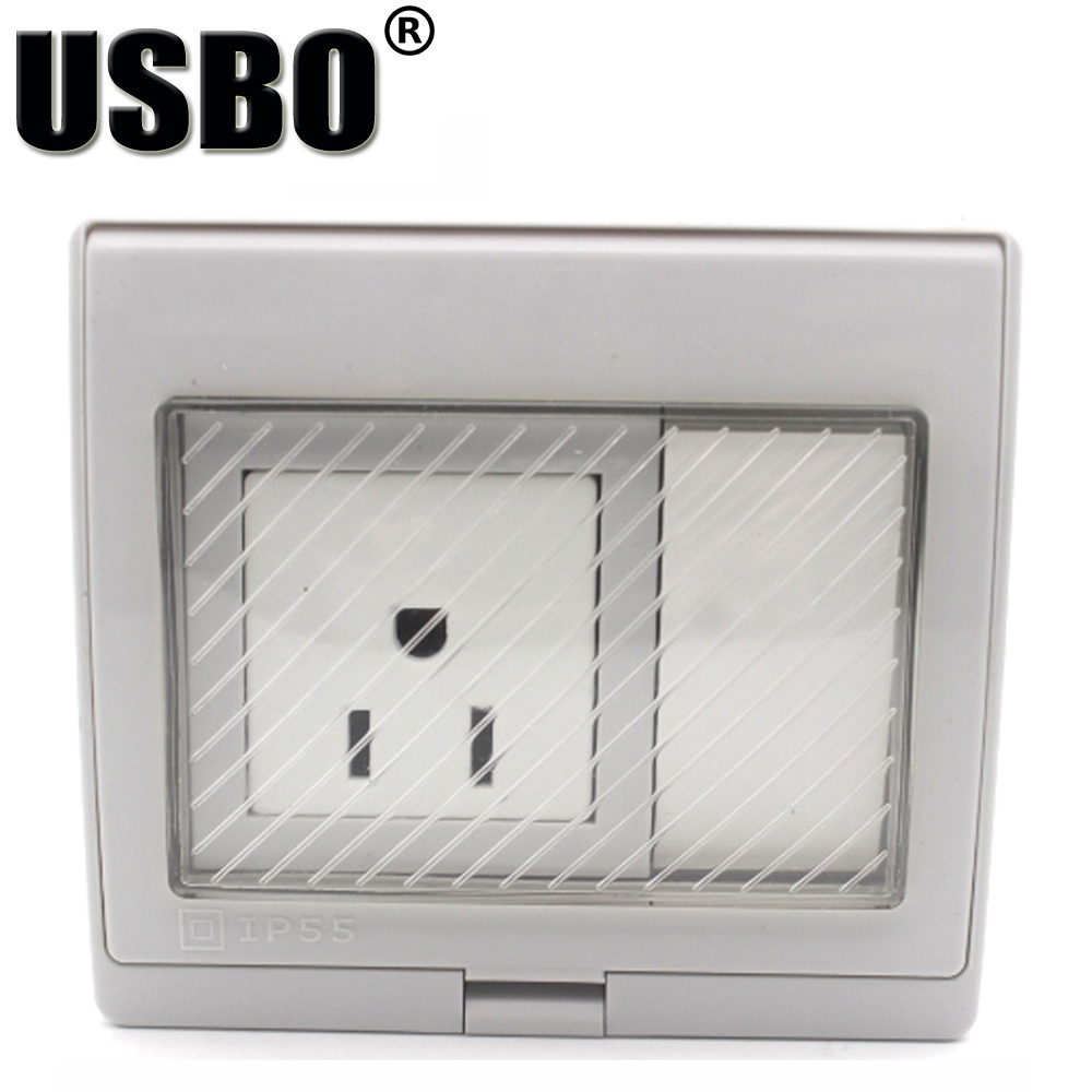 White IP55 Outdoor Anti-UV Wal - Outdoor Power Inlet Box のレビューと価格