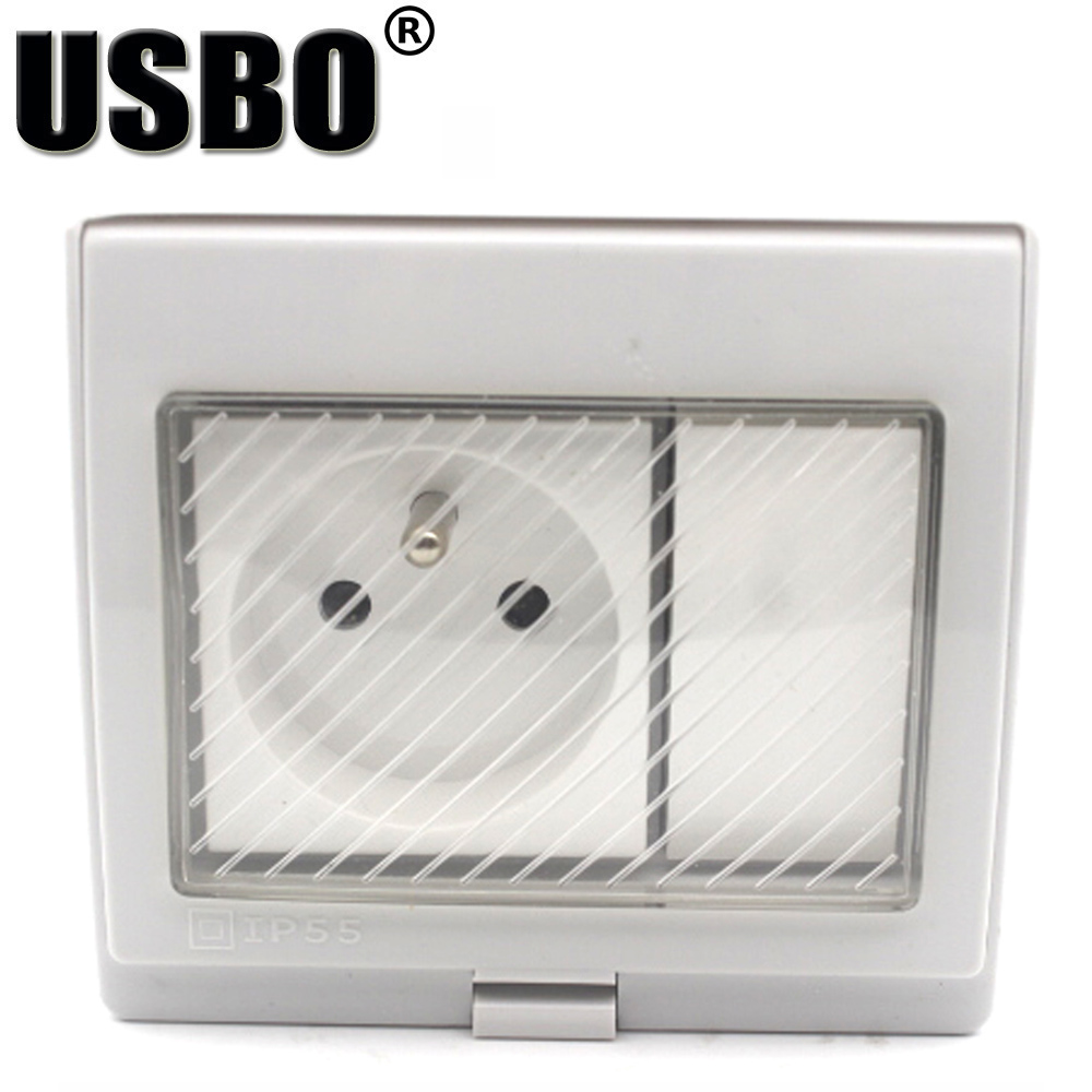 White IP55 Outdoor Anti-UV Wal - Outdoor Power Inlet Box のレビューと価格