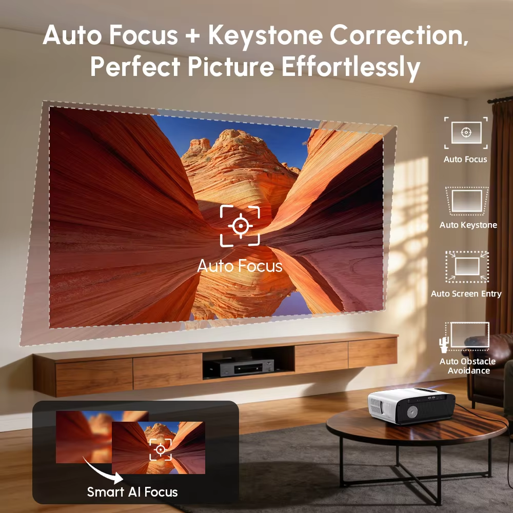 New 4k Projector Auto Focus Da - Outdoor Power Products のレビューと価格
